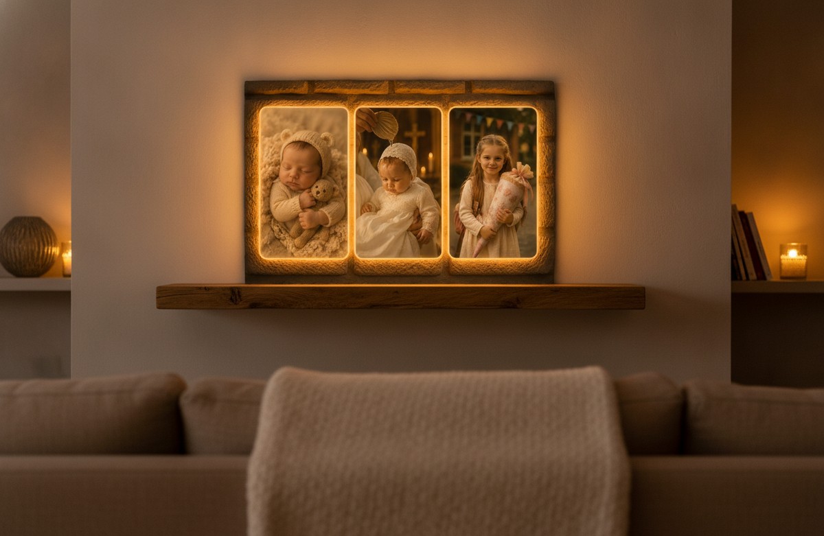 Meilenstein-Set (3 Lampen) - Mockup