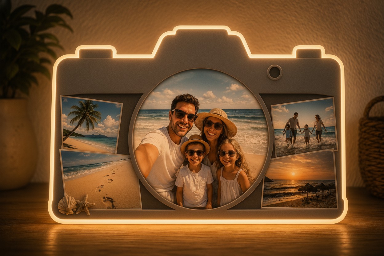 Urlaubs-Foto-Lampe (Kamera)