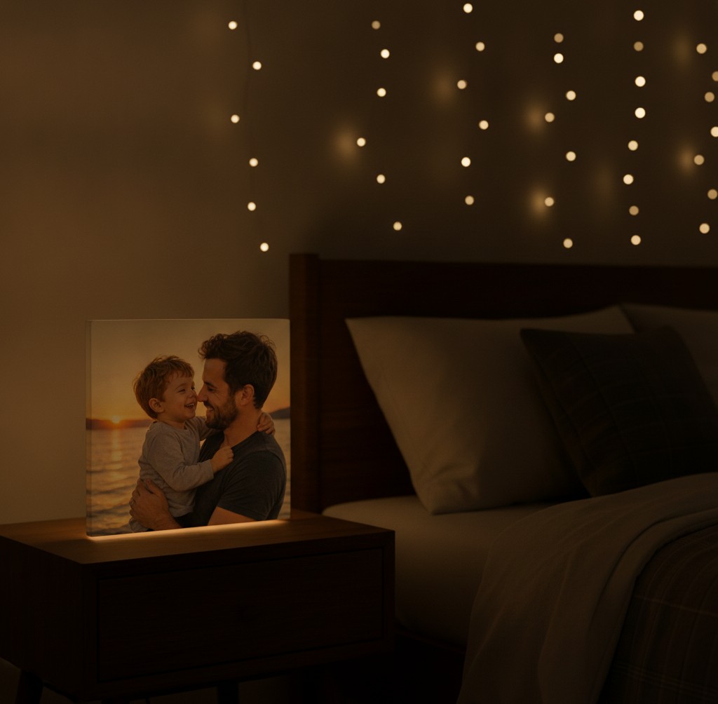 Vatertags-Lampe (Rechteck) - Mockup