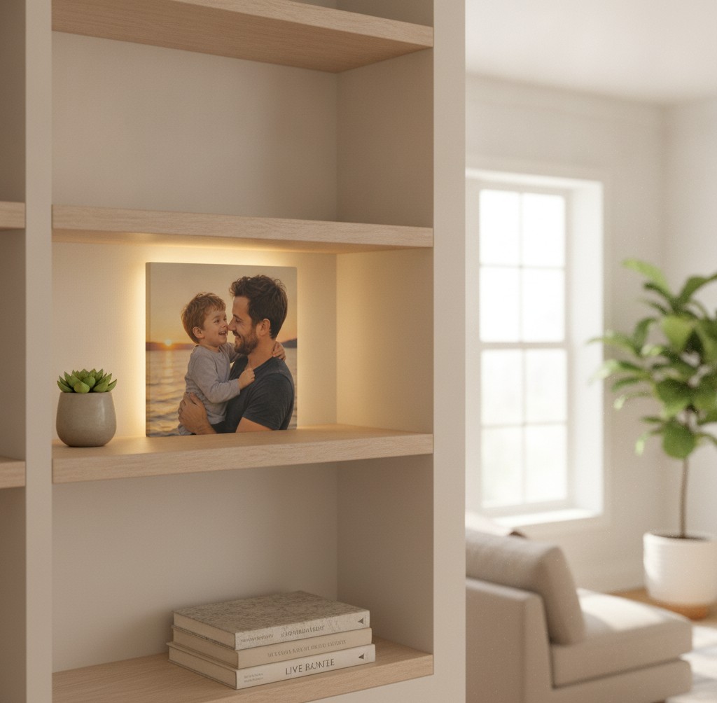 Vatertags-Lampe (Rechteck) - Mockup
